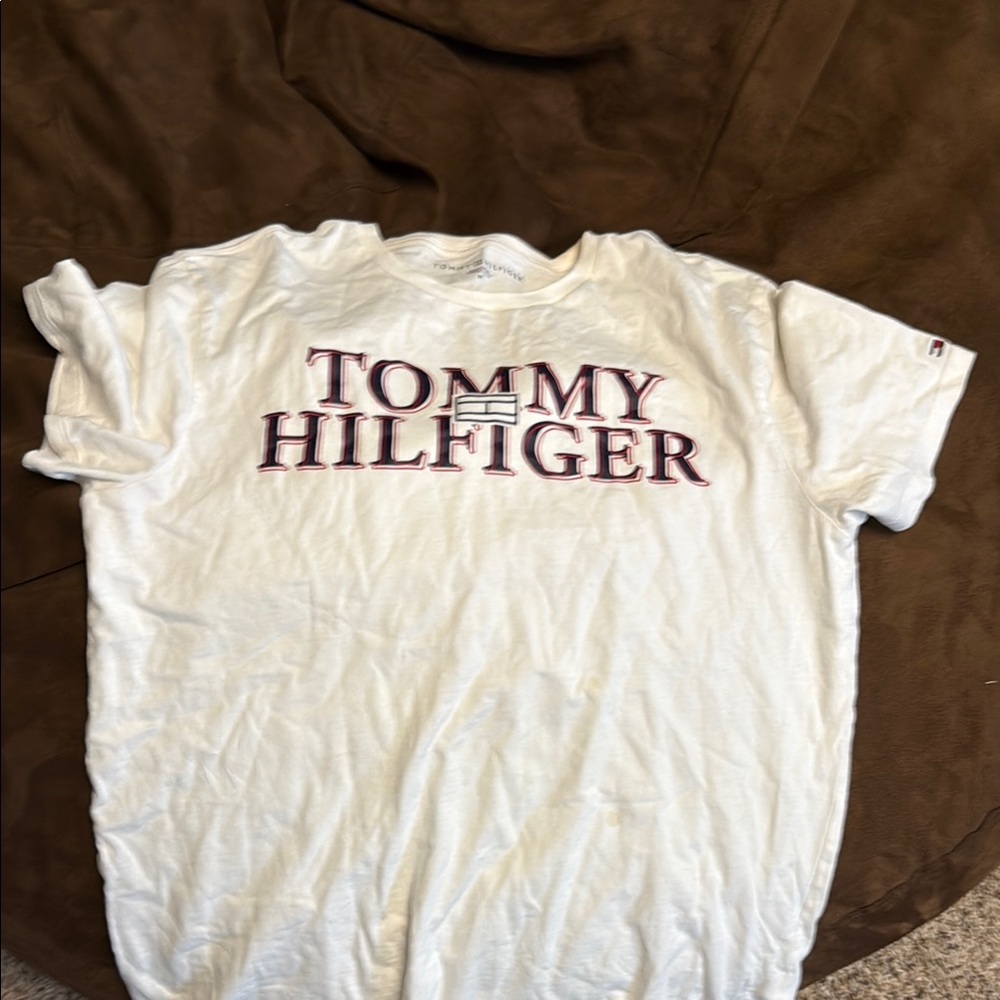 Tommy Hilfiger White Short Sleeve Tee